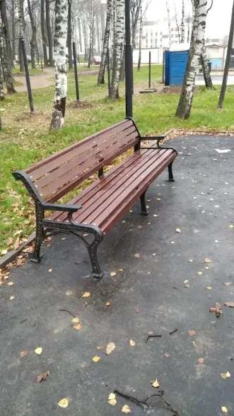 Скамейка чугунная «Ретро стиль» 3,0 м (3 опоры)