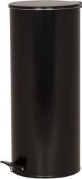 Урна мусорная с педалью, 30 литров, черный