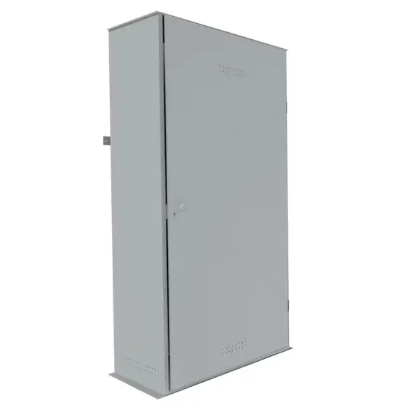 Шкаф металлический для 2х кислородных баллонов усиленный 1800x522x375 мм