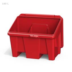 Ящик для соли, реагентов 160 литров, красный