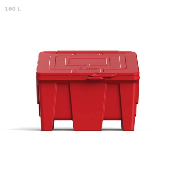 Ящик для соли, реагентов 160 литров, красный