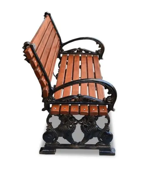 Скамейка чугунная «Львы» 3,0 м (3 опоры)