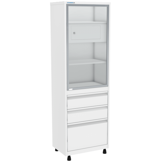 Шкаф медицинский ШМС-1-А-Т-Р-2/1 [10863]