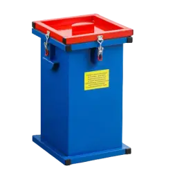 Контейнер герметичный специализированный вертикальный для битых ламп и термометров ГСК 1000, 1000х500х500 мм