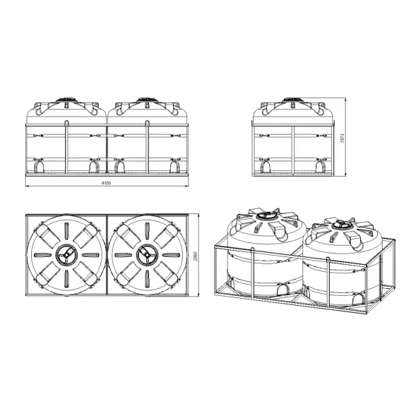 Кассета 10м3 для воды медиум Д