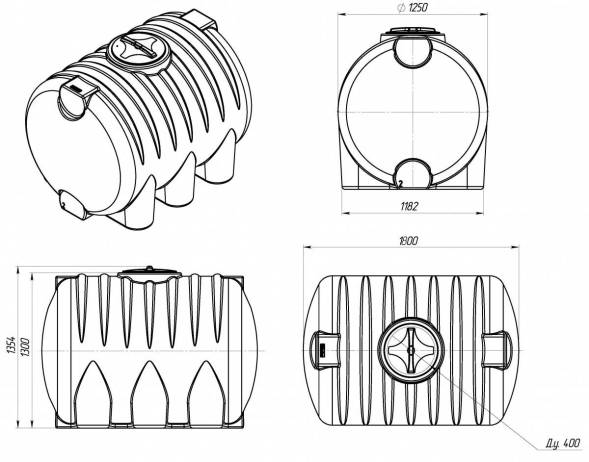 Емкость HR 2000 л