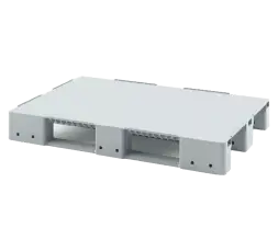 Усиленный сплошной поддон на трёх полозьях 1200x800x150 с бортиком