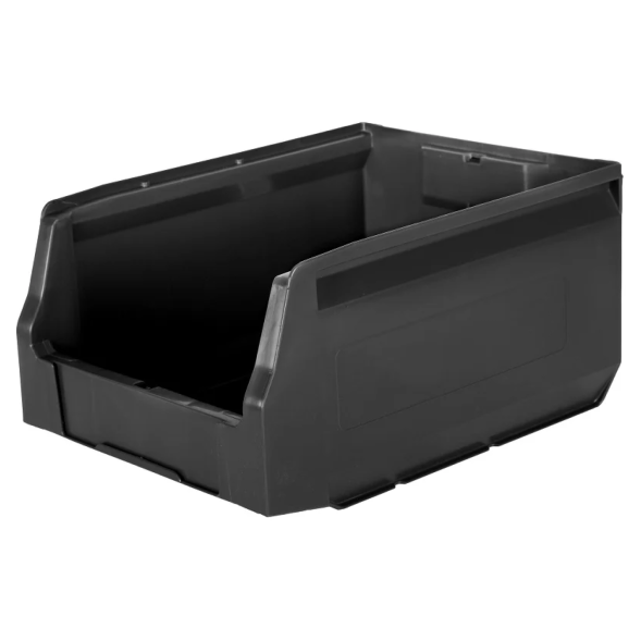 Складской лоток для метизов, мелочей и деталей Logic Store®, 300х225х150 мм, черный [12.412]