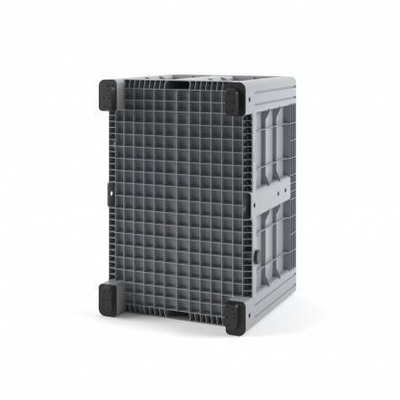 Крупногабаритный сплошной пластиковый контейнер на ножках IBOX, 1200х800x800 мм, серый [11.602F.92.PE.C10]