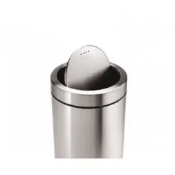 Мусорная урна Ву-Тенг, 310х600 мм, шлифованная, кольцо под пакет, 45 л