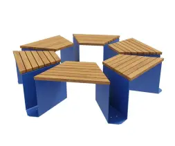 Скамейка вокруг дерева «Эраунд 6» «Эраунд 4» - 9 секций