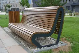 Скамейка стальная «Парабола» 1,5 м