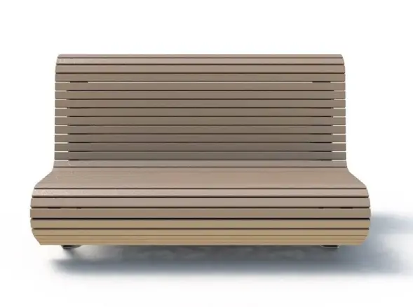 Скамейка стальная «Парабола» 1,5 м