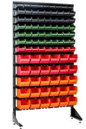 Стеллаж с пластиковыми ящиками 1801-1/6/5 CH-Kombo