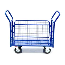 Тележка платформенная Стелла-техник КПО-500С-200-И, с бортами, 650х1150мм