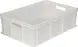 Ящик пластиковый сплошной, 600×400×180 мм, 35 л, белый [706.03.01 м]