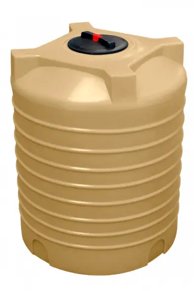 Емкость вертикальная 1000л бежевая