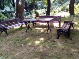 Чугунный стол «Аллея» 3,0 м