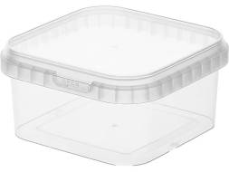 Ведро пластиковое квадратное, 0.65 л [3674]