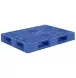 Пластиковый паллет 1200x1000x150 перфорированный на шести полозьях