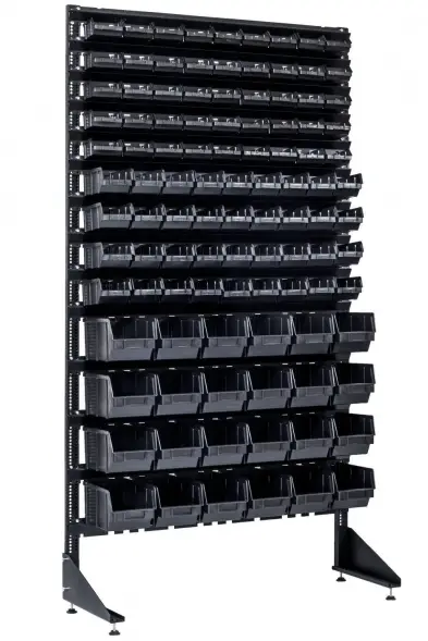 Стеллаж с пластиковыми ящиками 1801-5/4/4 CH