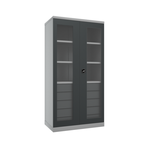 Инструментальный шкаф ВЛ-052-08 (двери с окнами) [13169]