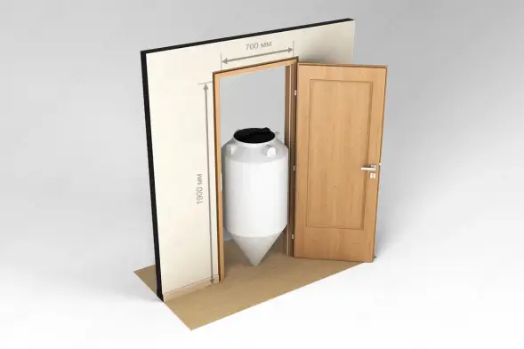 Емкость ФМ 240л белая