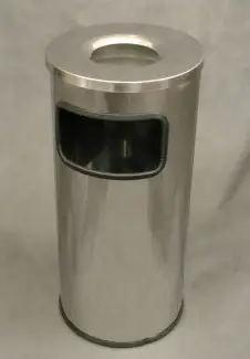 Урна-пепельница Н-380, пол/шлифов, 380х830 мм, 50 л