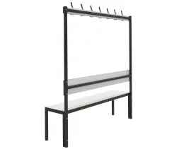 Скамейка с вешалкой для раздевалок «Фортран» 1,5 м