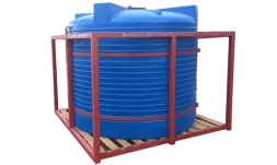 Металлическая кассета одинарная для установки бочки Т 4500 л на агротехнику или грузовой автотранспорт