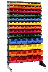 Стеллаж с пластиковыми ящиками 1801-1/8/4 Kombo