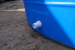 Отвод пластиковый с заглушкой 1 1/2"