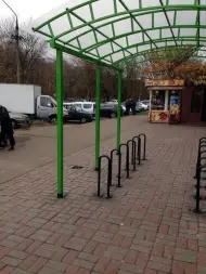 Велопарковка с навесом Velo-12