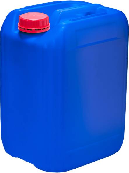 Канистра пластиковая для опасных грузов (знак UN), 21.5 л, синий [5177]