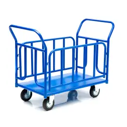 Тележка платформенная Стелла-техник КПО-500Т-200-И, с бортами, 800х1200мм