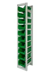 Стеллаж с направляющими стационарный Стелла-техник CP-3 , 1 основная и 2 дополнительные