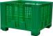 Крупногабаритный перфорированный пластиковый контейнер на ножках, 1120х1120х770 мм, зеленый [КБП - 1120 (зеленый)]