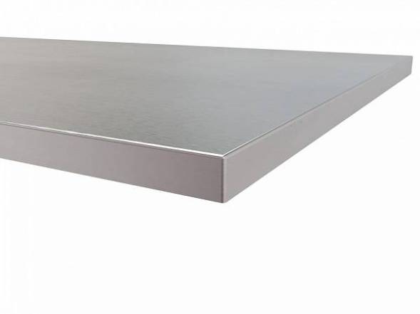 Столешница ДВК из фанеры 30 мм + чехол из нержавеющей стали 1 мм (ширина 1500 мм)