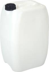 Канистра пластиковая, 25 л, белый [5178]