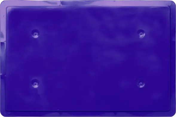 Ящик пластиковый сплошной, 600x400x75 мм, 15 л, синий [423-1]