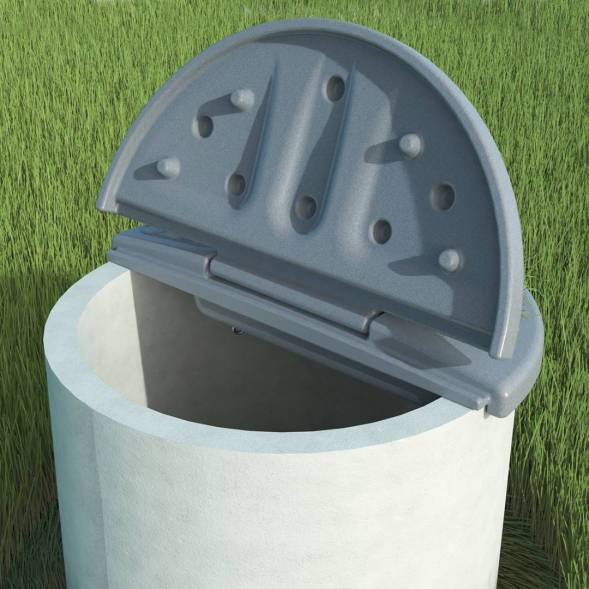 Крышка колодца Rostok складная