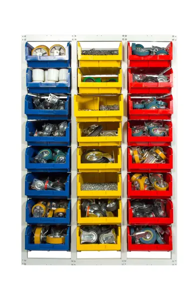 Стеллаж с направляющими стационарный Стелла-техник CP-4 , 1 основная и 2 дополнительные