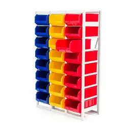 Стеллаж с направляющими стационарный Стелла-техник CP-4 , 1 основная и 2 дополнительные