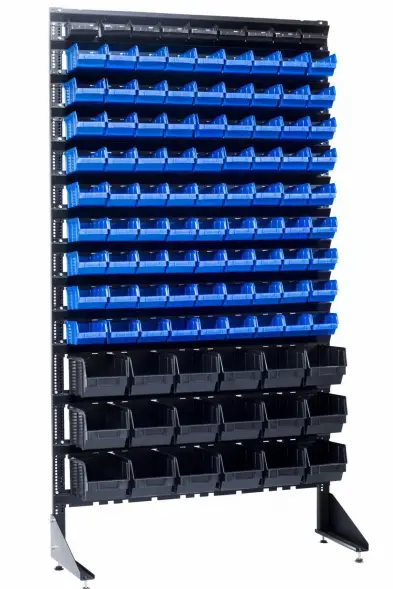 Стеллаж с пластиковыми ящиками 1801-1/9/3 CH-S