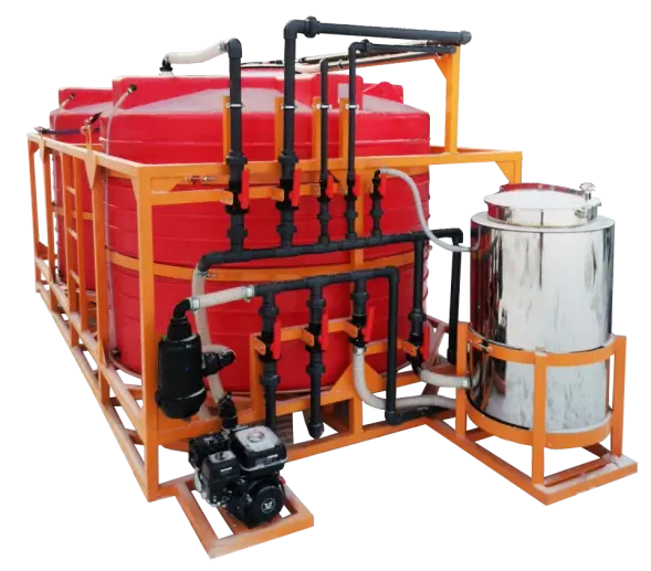 Мобильный растворный узел 2" 12000 л (2х6000 л)