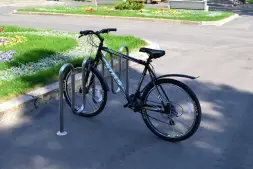 Велопарковка «Комби-77» из нержавеющей стали