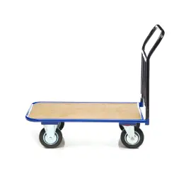 Тележка платформенная Стелла-техник КПТ-500-150-И, с фанерой, 600х1000мм