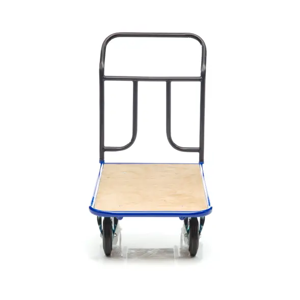 Тележка платформенная Стелла-техник КПТ-500-150-И, с фанерой, 600х1000мм