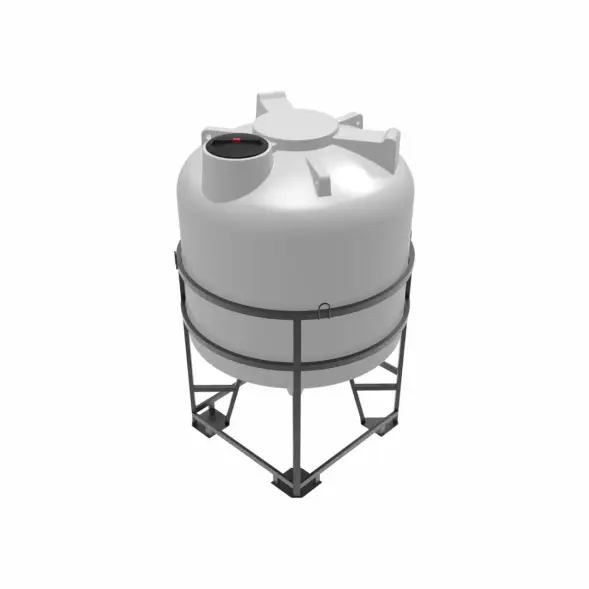Емкость ЦКТ 5000 л с патрубком 110мм под плотность до 1,2 г/см3 белая в обрешетке