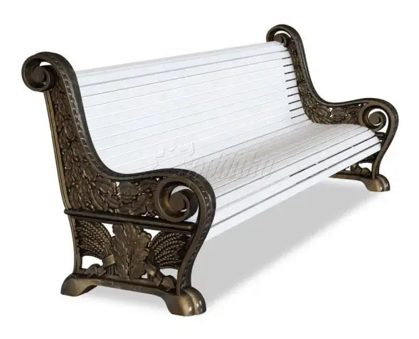 Скамейка чугунная «ВДНХ» 4,3 м